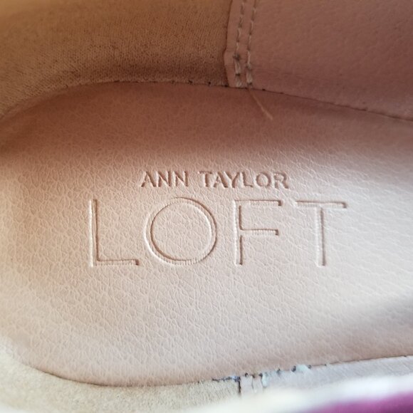 NWOT Loft Ballet Lace Tie Pointed Toe Flats - Picture 3 of 4